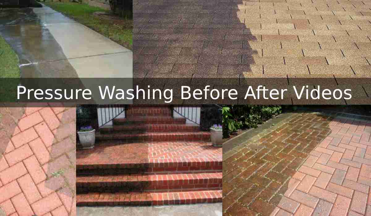 Pressure washer before after videos results